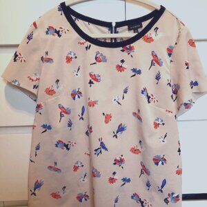 Talbots short sleeve woman's blouse, size 8